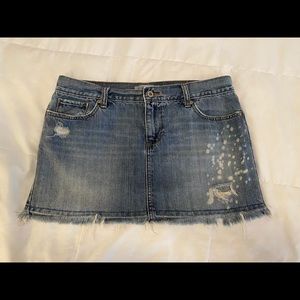 EUC Old Navy Distressed Mini Skirt